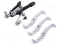 Bearing puller; 3-armig,inner,external; 75mm; 3" YATO YT-2511
