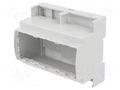 Enclosure: for DIN rail mounting; Y: 90mm; X: 103mm; Z: 62mm; grey ITALTRONIC IT-25.0604000.BL