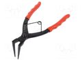 Pliers; for circlip; Pliers len: 190mm; long,angular YATO YT-06561