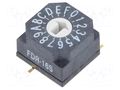 Encoding switch; HEX/BCD; Pos: 16; SMT; Rcont max: 80mΩ; 7Ncm; F SUNGMUN ELECTRONICS FDR-16S