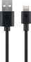 Lightning USB Charging and Sync Cable, 0.5 m, black, 0.5 m - MFi cable for Apple iPhone/iPad 72904