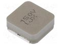Inductor: ferrite; 15uH; Ioper: 12A; 17.8mΩ; ±20%; Isat: 14A KEMET MPXV1D1770L150