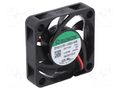 Fan: DC; axial; 12VDC; 40x40x10mm; 13.59m3/h; 27.3dBA; ball; 7000rpm SUNON EF40101B1-A99-A