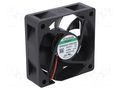 Fan: DC; axial; 24VDC; 60x60x20mm; 32.26m3/h; 28dBA; Vapo; 4200rpm SUNON MF60202V2-A99-A