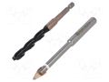 Drill set; steel; blister; KERAMO EXTREME; concrete,ceramics ALPEN-MAYKESTAG ALP.300102100