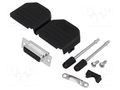 Connector: D-Sub; PIN: 15; plug; female; soldering; for cable ENCITECH DPPK15-BK-DBS-K