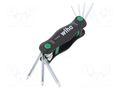 Wrench-set; Torx®; TX7,TX8,TX9,TX10,TX15,TX20,TX25; 7pcs. WIHA WIHA.23051