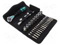 Wrench-set; 6-angles,socket spanner; Mounting: 1/4"; Zyklop WERA WERA.05004016001