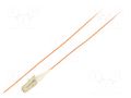 Optic fiber pigtail; OM2; LC/UPC; 3m; Optical fiber: 50/125um QOLTEC QOLTEC-54104