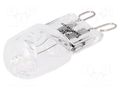 Halogen; 230VAC; 28W; G9 J&C HAL-G9/28W