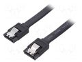 Cable: SATA; SATA plug,both sides; 0.5m; SATA III QOLTEC QOLTEC-50582