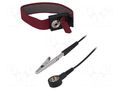 Wristband; ESD; Features: antialergic; red; 1.8m STATICTEC PRT-STW1120