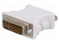 Adapter; D-Sub 15pin HD socket,DVI-I (24+5) plug; white AKYGA AK-AD-12