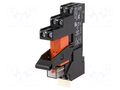 Relay: interface; DPDT; Ucoil: 230VAC; 8A; 8A/250VAC; 8A/30VDC; RT TE Connectivity RT4S5T30