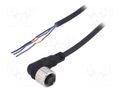 Cable: for sensors/automation; M12; PIN: 3; angled; 5m; plug; CL AUTONICS CLD3-5