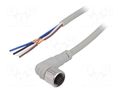 Cable: for sensors/automation; M12; PIN: 4; angled; 5m; plug; CL AUTONICS CLDH4-5