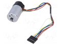 Motor: DC; Medium Power; 12VDC; 2.1A; 7800rpm; max.19.06mNm POLOLU POLOLU-4860