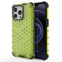 Honeycomb Case armor cover with TPU Bumper for iPhone 13 Pro green, Hurtel 5907769326790 5907769326790