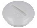 Stopper; PG16; polystyrene; light grey; 6.5mm OBO BETTERMANN OBO-2033151