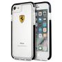 Ferrari Hardcase FEGLHCP7BK iPhone 7/8 SE 2020 / SE 2022 Shockproof transparent black, Ferrari 3700740388457 3700740388457