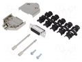 Connector: D-Sub; PIN: 15; female; straight; screw terminal AMPHENOL COMMUNICATIONS SOLUTIONS DTPKM-15FSSC