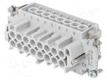 Connector: HDC; contact insert; female; PIN: 16; 16A; 500V; HEAVYCON PHOENIX CONTACT HC-B16-I-UT-F