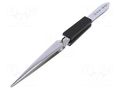 Tweezers; 160mm; Blade tip shape: flat; for precision works KNIPEX KNP.929589