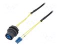 Fiber patch cord; PIN: 2; single mode duplex (SM); bayonet; LC BULGIN PXF6052CAA