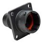 CIRCULAR CONNECTOR, RCPT, 3POS, FLANGE RTS012N3P03