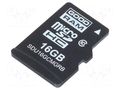 Memory card; industrial; microSD,MLC; UHS I U1; 16GB; 0÷70°C GOODRAM INDUSTRIAL SDU16GCMGRB