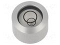 Spirit level; with smooth reference surface; 9.5mm; aluminium ELESA+GANTER GN2279-ALN-14-K30A