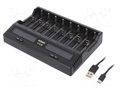 Charger: for rechargeable batteries; Li-Ion,Ni-Cd,Ni-MH XTAR XTAR-VC8