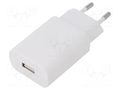 Power supply: switching; mains,plug-in; 5VDC; 1A; 5W; Out: USB CELLEVIA POWER CLW-0505-EB-WH