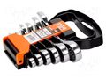 Wrenches set; combination spanner,with ratchet; 6pcs. BAHCO SA.10RM/SH6