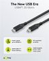 Cable USB C male - USB C male USB4 240W 20Gbit/s 2m compatible with Thunderbolt 3 Goobay 74189 4040849741890
