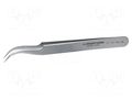 Tweezers; 115mm; Blades: curved,narrowed; Blade tip shape: sharp LINDSTRÖM SA.TL7-SA-SL
