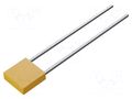 Capacitor: ceramic; MLCC; 2.2nF; 50V; C0G (NP0); ±5%; THT KYOCERA AVX AR215A222J4R