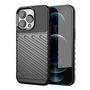 Thunder Case Flexible Tough Rugged Cover TPU Case for iPhone 13 Pro black, Hurtel 5907769328367 5907769328367