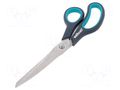 Scissors; universal; Tool length: 250mm; Blade length: 130mm WOLFCRAFT WF4117000