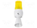 Signaller: lighting-sound; 230÷240VAC; bulb BA15D; yellow; IP43 AUER SIGNAL 710117113
