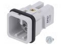 Connector: HDC; contact insert; male; EPIC H-D; PIN: 8; 10A; 60V LAPP 11252500