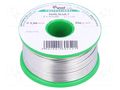 Tin; lead free; Sn99,3Cu0,7; 1.5mm; 250g; reel; Flux: CF48,No Clean CYNEL SN99C-1.5/0.25
