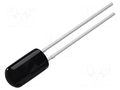 Phototransistor; 5mm; λp max: 940nm; 30V; Lens: black; Front: convex Token PT-A1-DC-5-BN-940