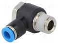 Push-in fitting; angled 90°; -0.95÷6bar; Gasket: NBR caoutchouc FESTO QSLV-1/4-6