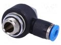 Push-in fitting; angled 90°; -0.95÷6bar; Gasket: NBR caoutchouc FESTO QSLV-G1/8-4