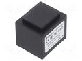 Transformer: encapsulated; 3VA; 230VAC; 9V; 333mA; PCB; IP00; TEZ BREVE TUFVASSONS TEZ3/D/9V-TA40