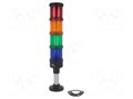 Signalling column; red/orange/green/blue; LED; 24VDC; 24VAC; IP66 AUER SIGNAL ECO60-Q05
