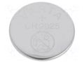 Battery: lithium; CR2025,coin; 3V; 157mAh; non-rechargeable VARTA MICROBATTERY BAT-CR2025/V