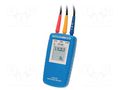 Tester: phase sequence; LCD; 40÷600VAC; Freq: 15÷400Hz; IP40 PEAKTECH PKT-P2530