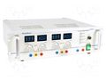 Power supply: laboratory; adjustable,multi-channel; 0÷30VDC PEAKTECH PKT-P6060